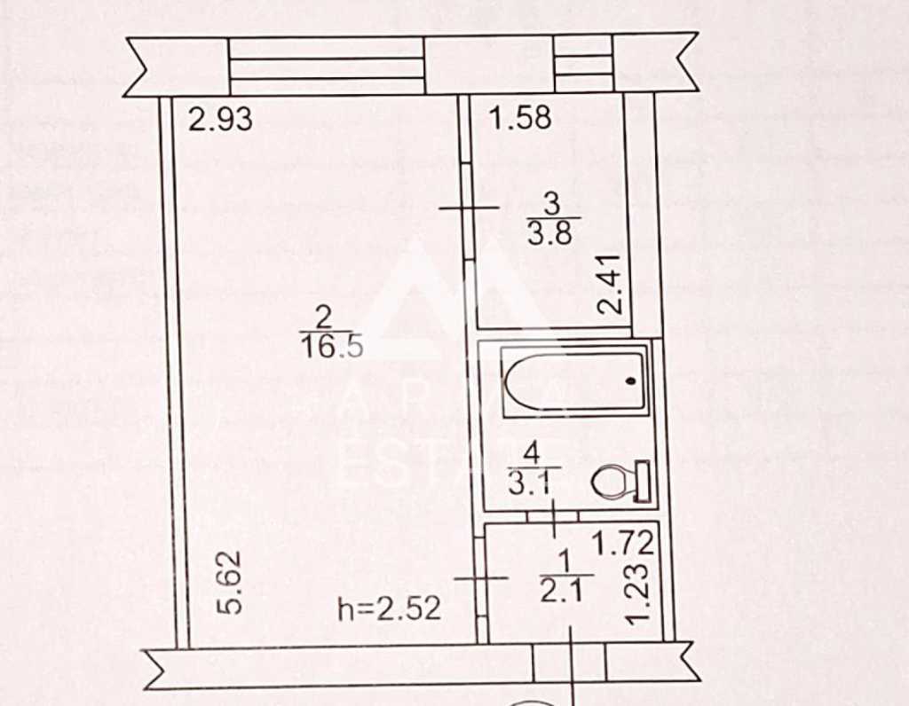 Продаж 1-кімнатної квартири 25 м², Зодчих вул., 10