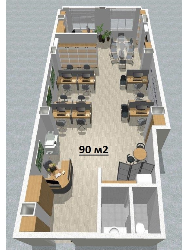 Аренда офиса 90 м², Константиновская ул.