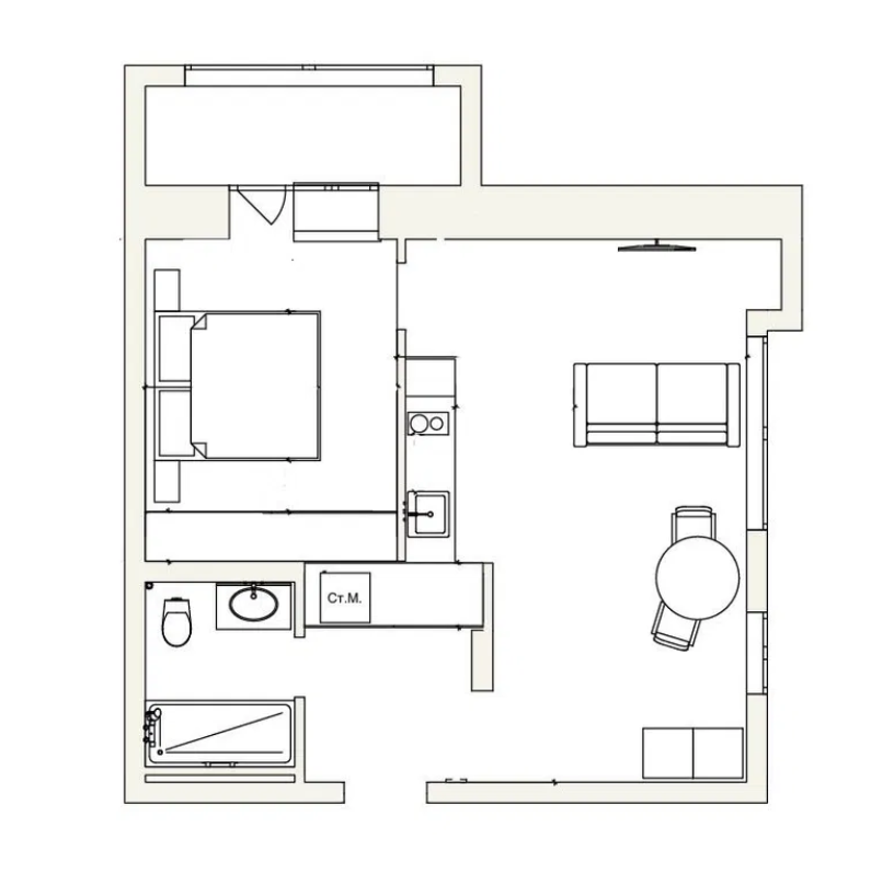Продажа 1-комнатной квартиры 50 м², Степана Бандеры просп.
