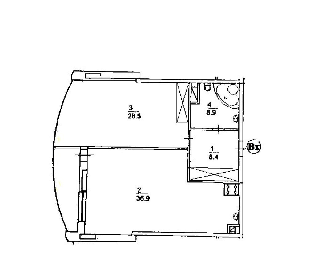 Аренда 2-комнатной квартиры 81.6 м², Кольцова бул., 14Д
