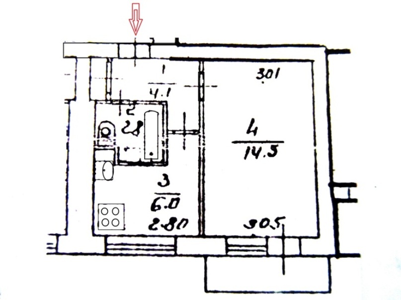 Оренда 1-кімнатної квартири 28 м², Лесі Українки бул., 9