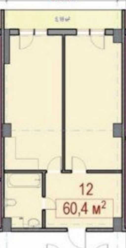 Оренда 2-кімнатної квартири 60.4 м², Глибочицька вул., 17