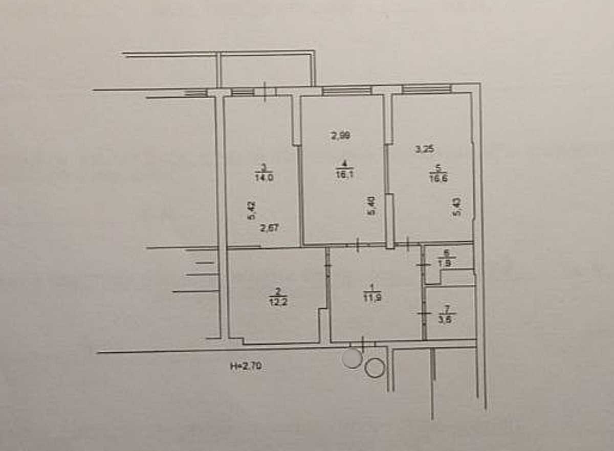 Продажа 3-комнатной квартиры 77.4 м², Лобачевского пер., 7