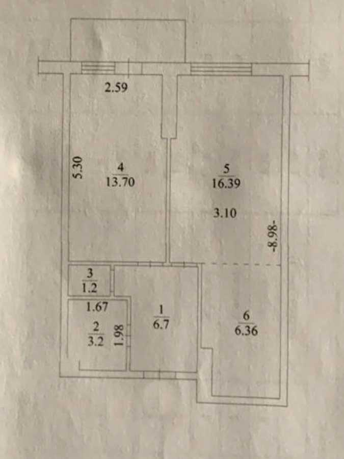 Продаж 2-кімнатної квартири 50 м², Лобачевського пров., 7
