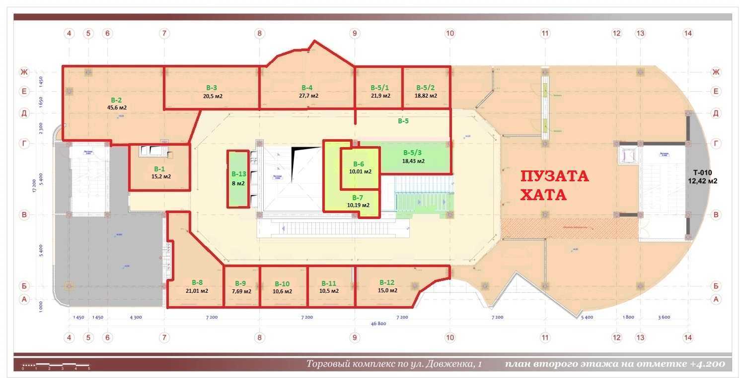Аренда магазина 15 м², Александра Довженко ул., 1В