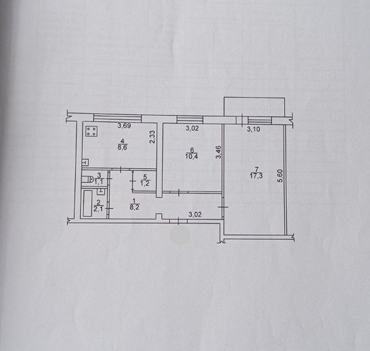 Продажа 2-комнатной квартиры 50 м², Героев 93-й бригады ул., 8