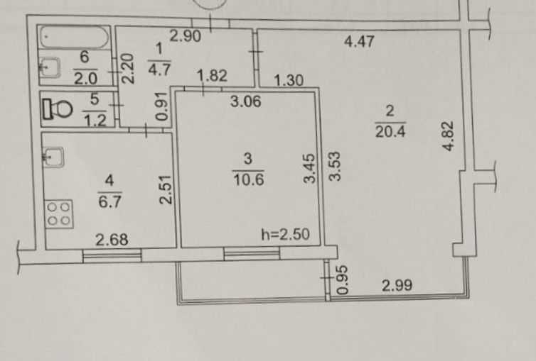Продаж 2-кімнатної квартири 48 м², Ентузіастів вул., 9/2