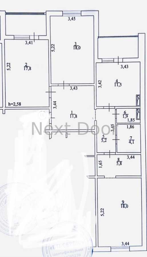 Продаж 3-кімнатної квартири 101.5 м², Бориса Гмирі вул., Антоненка-Давидовича, 1