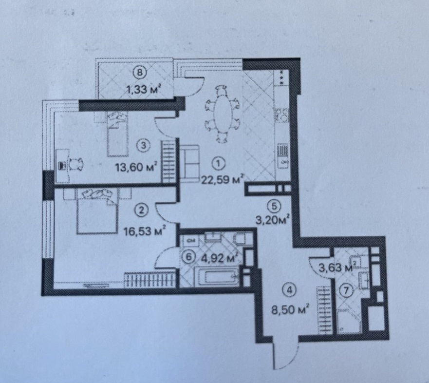 Продаж 2-кімнатної квартири 78.5 м², Олександра Олеся вул., 13