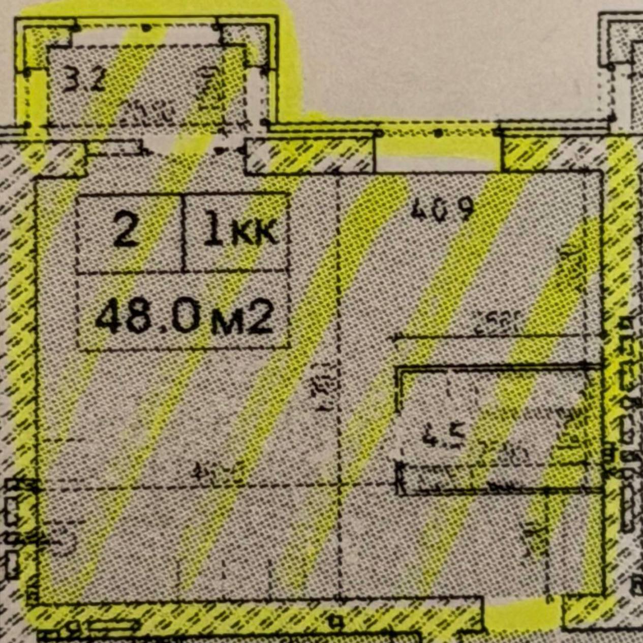 Продаж 1-кімнатної квартири 48 м², Аржанова вул.