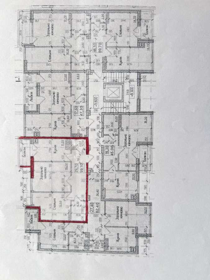 Продажа 2-комнатной квартиры 59.1 м², Русская ул., 236Б