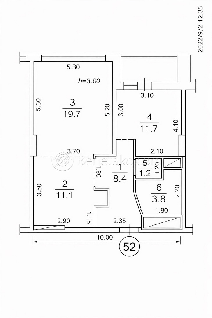 Оренда 2-кімнатної квартири 58 м², Французский бул., 2