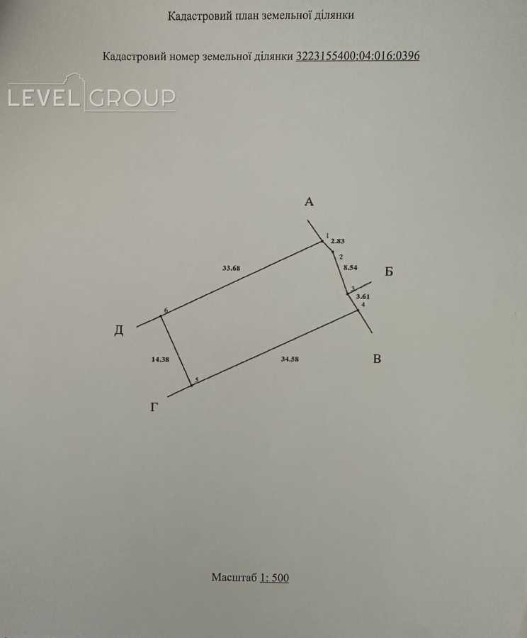Продаж ділянки під індивідуальне житлове будівництво 5.75 соток, Березнева