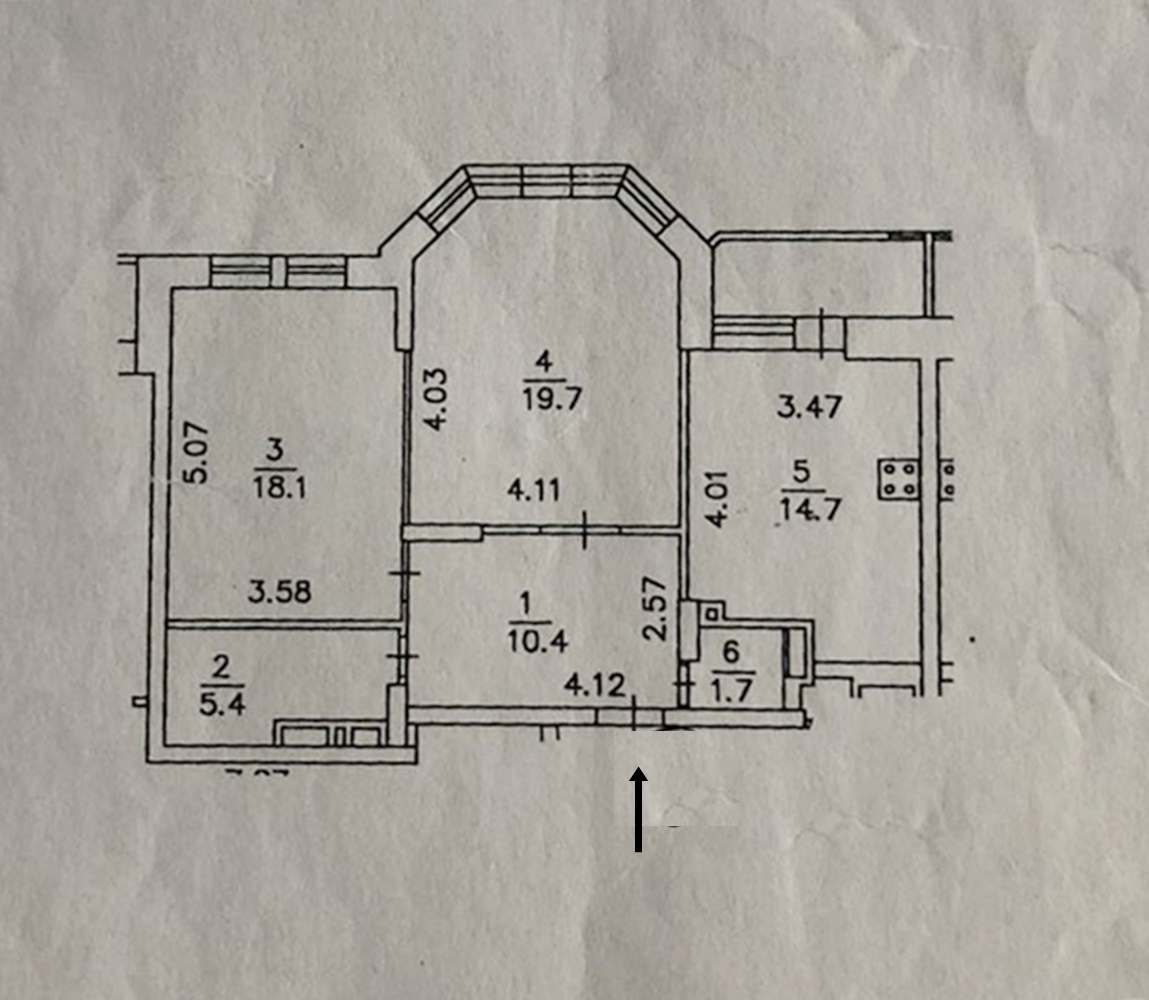 Продаж 2-кімнатної квартири 72 м², Миколи Бажана просп., 10
