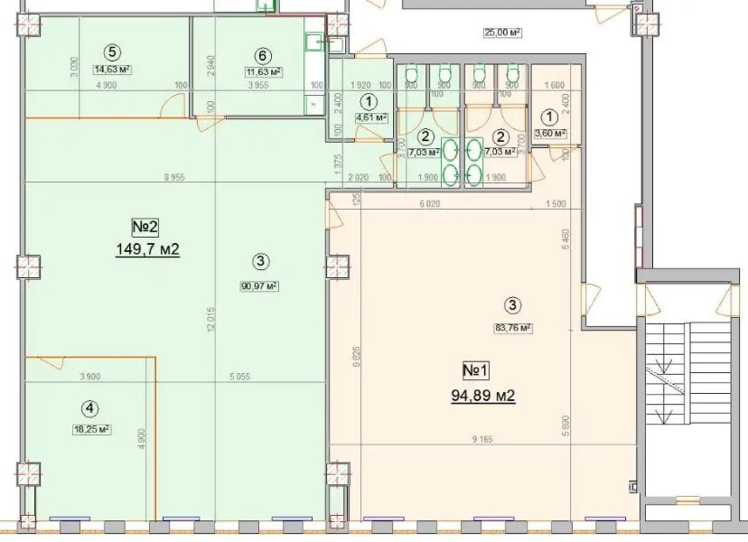 Оренда офісу 250 м², Павла Нирнберга вул., 10