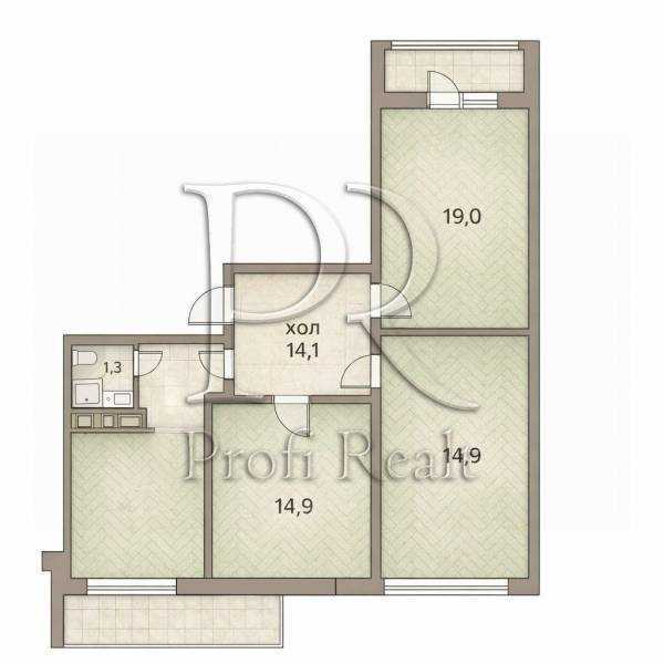Продажа 3-комнатной квартиры 88 м², Бориса Гмыри ул., 15