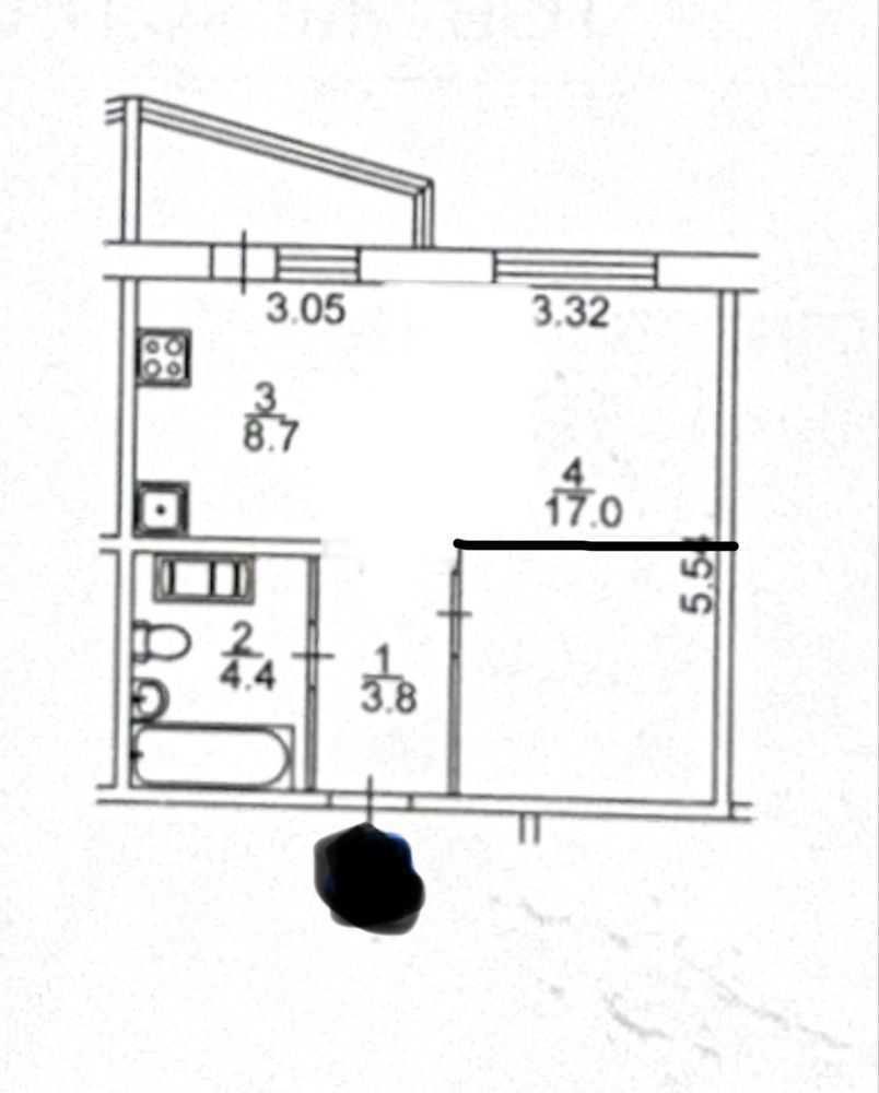 Продаж 1-кімнатної квартири 37 м², Стеценка вул., 75
