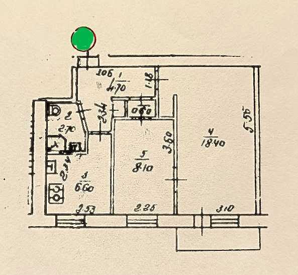 Продаж 2-кімнатної квартири 43 м², алаанівська, 14