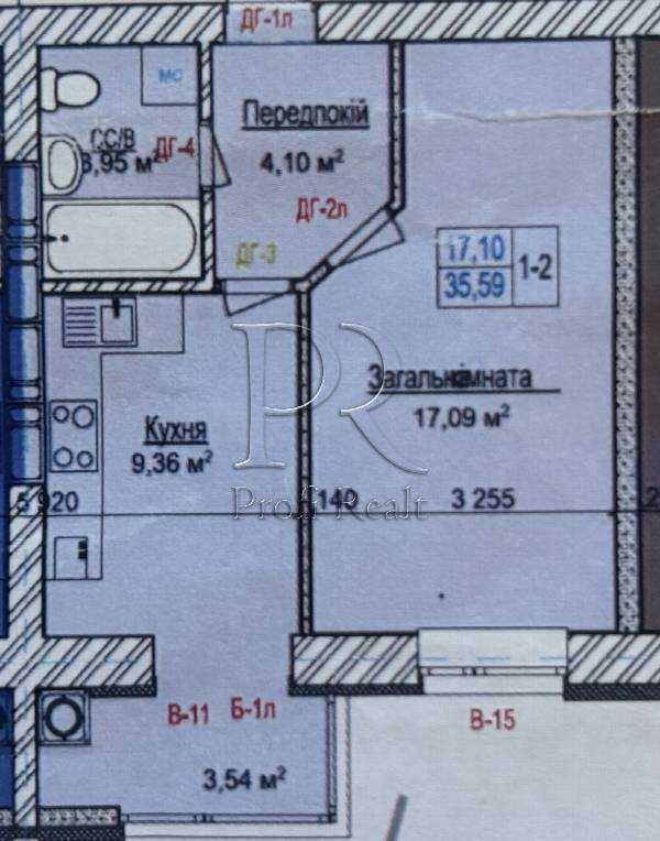 Продаж 1-кімнатної квартири 39 м², Героїв Небесної Сотні просп., 14/2