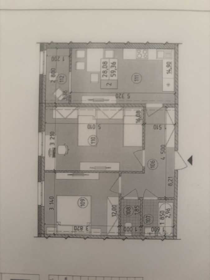 Продаж 2-кімнатної квартири 60 м², Михайла Максимовича вул., 24Г