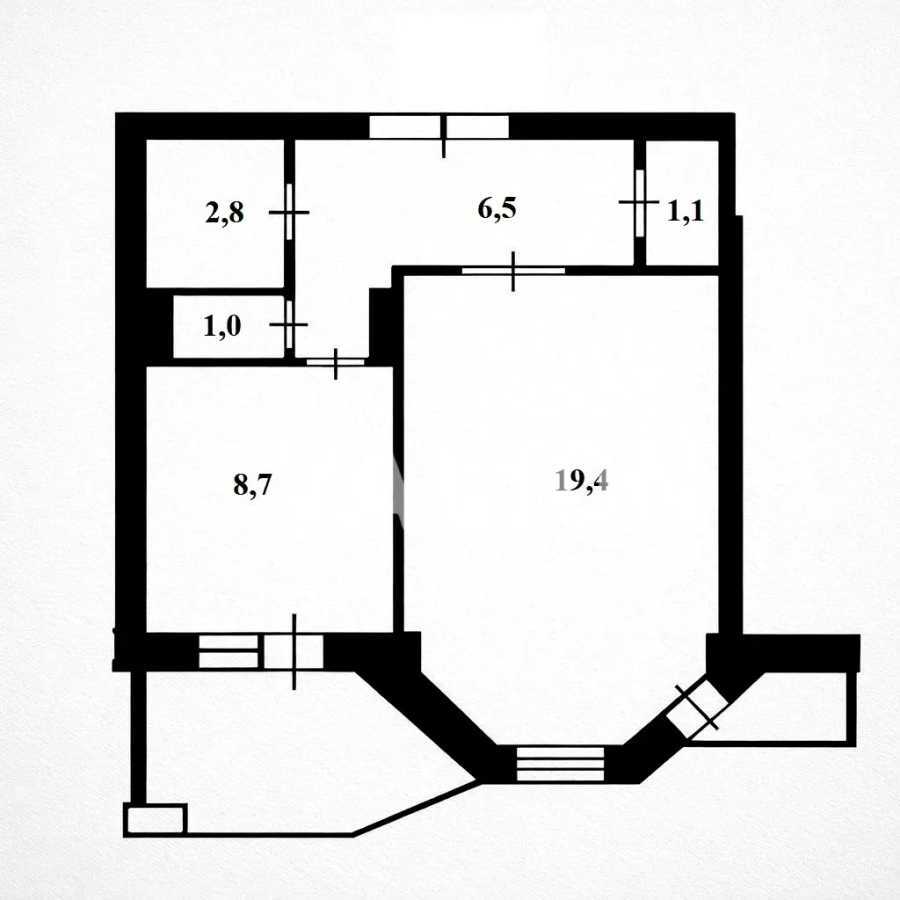 Продаж 1-кімнатної квартири 44 м², Ярослава Івашкевича вул., Галана, 2а