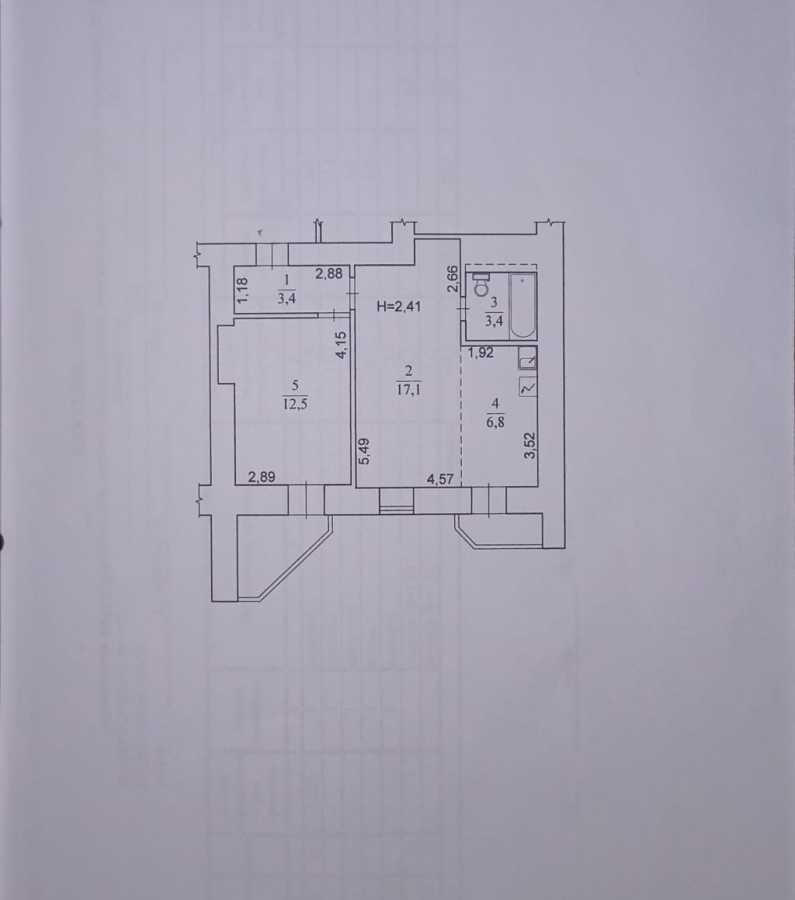 Продаж 1-кімнатної квартири 48.2 м², Михайла Донця вул., Ломоносова, 60а
