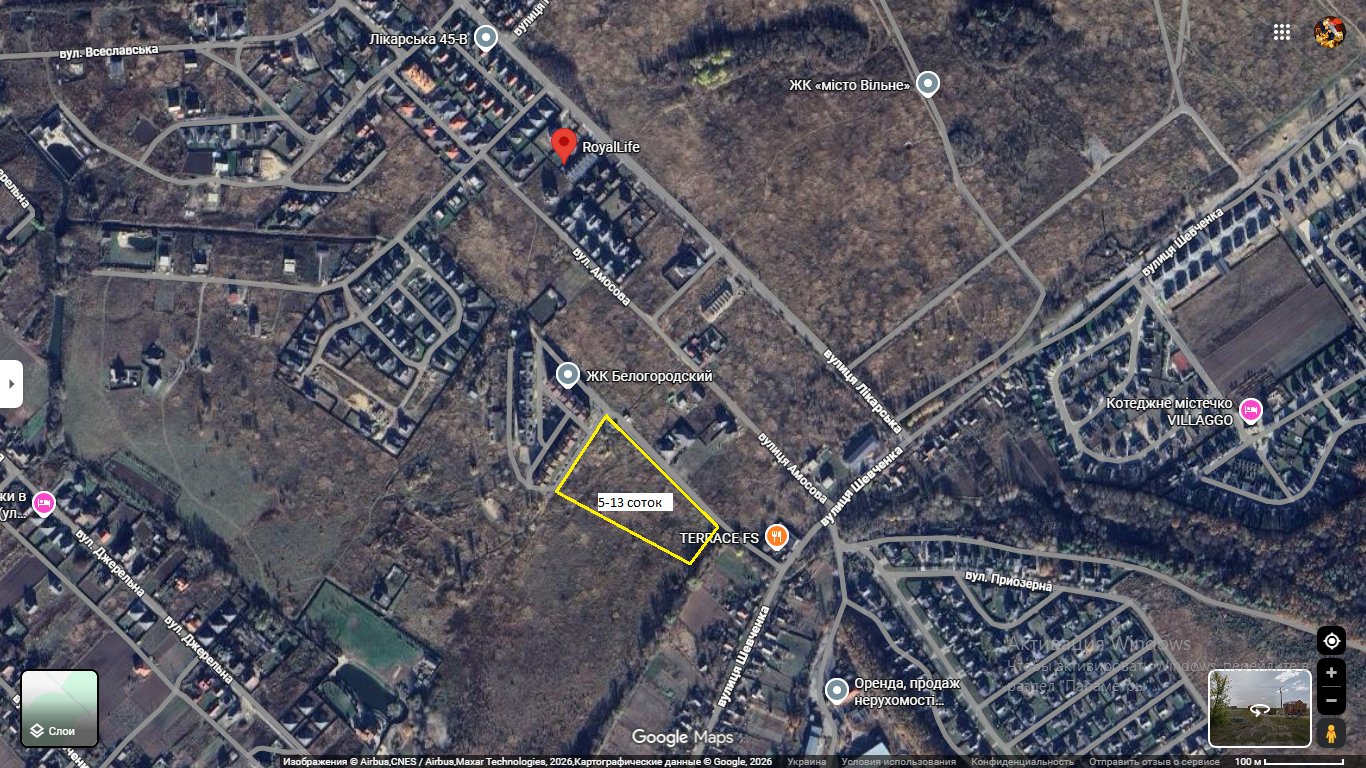 Продажа участка под индивидуальное жилое строительство 5 соток, массив "Солнечный"