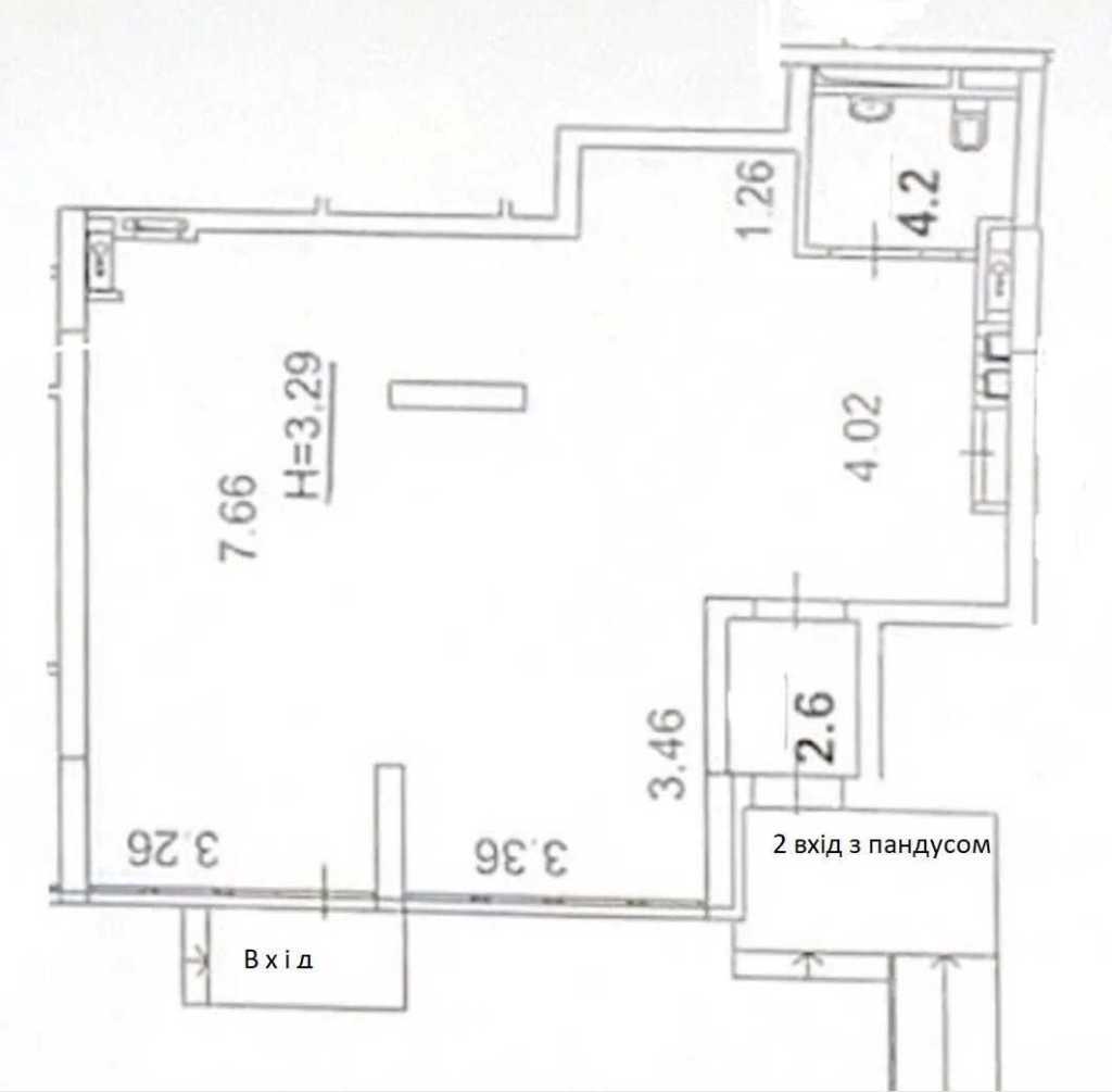 Аренда другого торгового помещения 74 м², Авиаконструктора Игоря Сикорского ул., 4Б