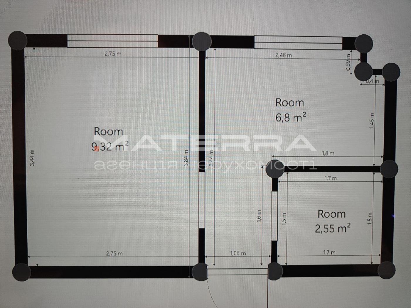 Продаж 1-кімнатної квартири 19.1 м², Гатненський просп.