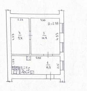 Продаж 2-кімнатної квартири 36 м², Бориса Литвака вул.