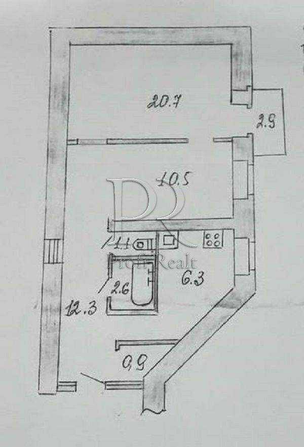 Продаж 2-кімнатної квартири 55 м², Симона Петлюри вул., 8