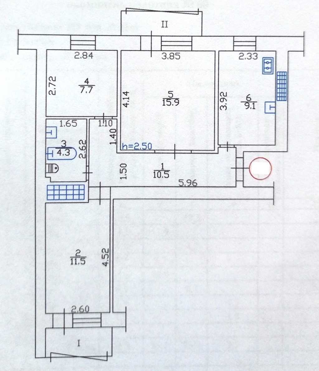 Продажа 3-комнатной квартиры 61.5 м², 278