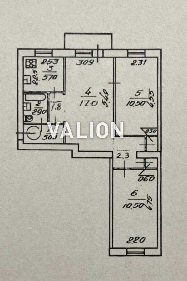 Продаж 3-кімнатної квартири 55.6 м², Новодарницька вул., 23/7