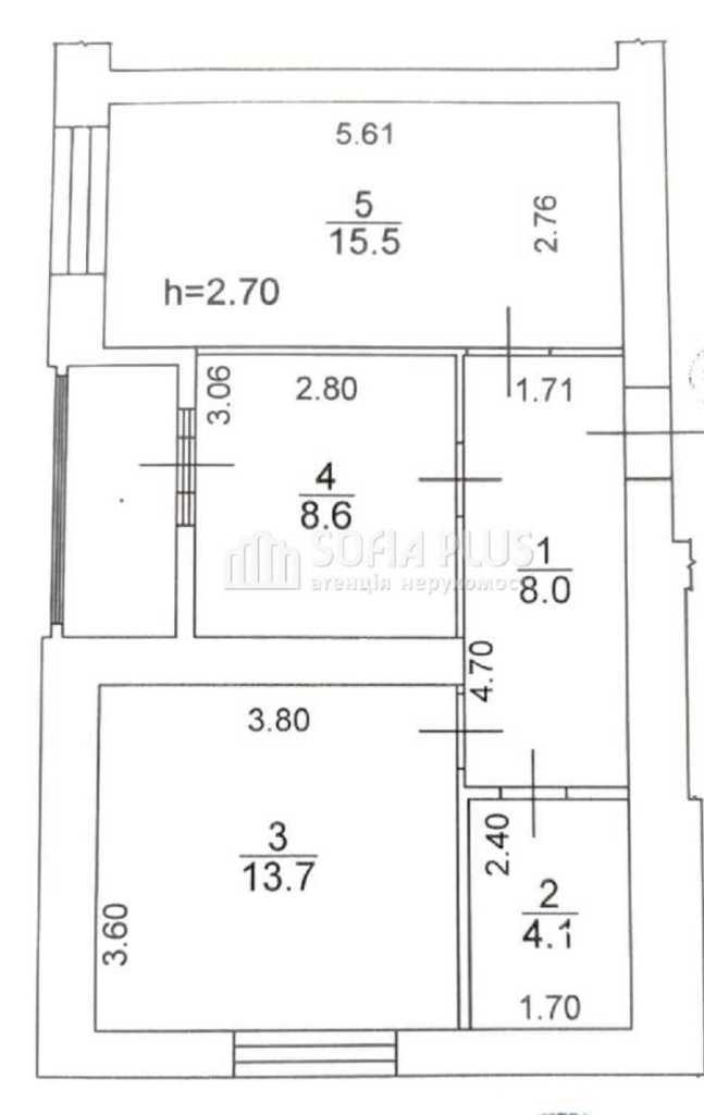Продаж 2-кімнатної квартири 54 м², Сковороди вул., 29