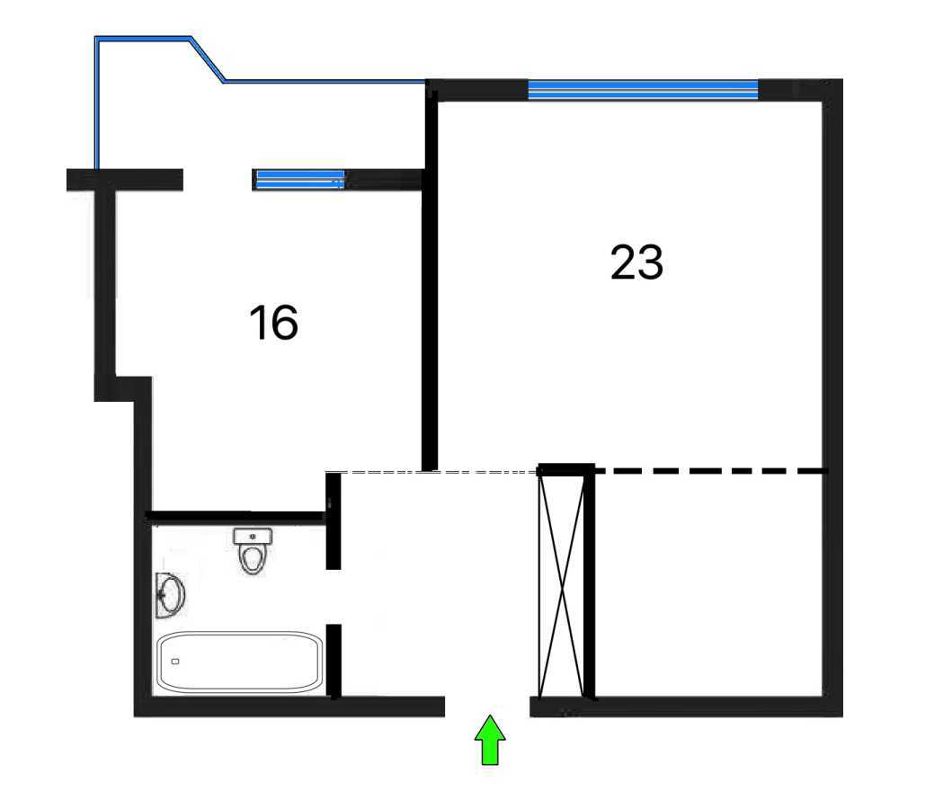 Аренда 1-комнатной квартиры 57 м², Кудряшова ул., 16