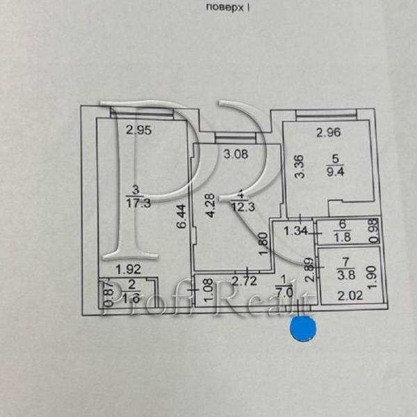 Продаж 2-кімнатної квартири 54 м², Одеська вулиця, 27А