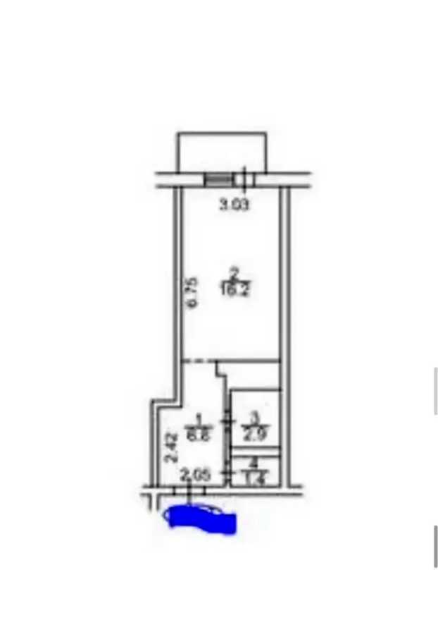 Продажа 1-комнатной квартиры 28.3 м², Данила Щербаковского ул., 52
