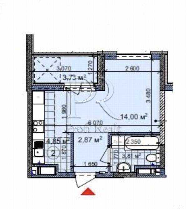 Продаж 1-кімнатної квартири 30 м², Івана Виговського вул., 12Ж