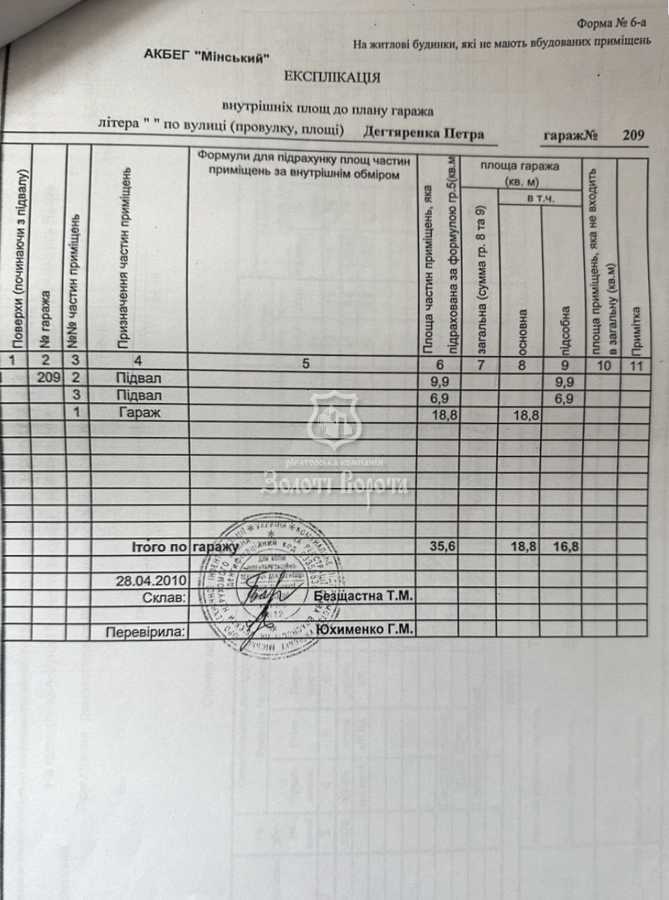 Продажа машиноместа 35.6 м², Семьи Кульженков ул., 1