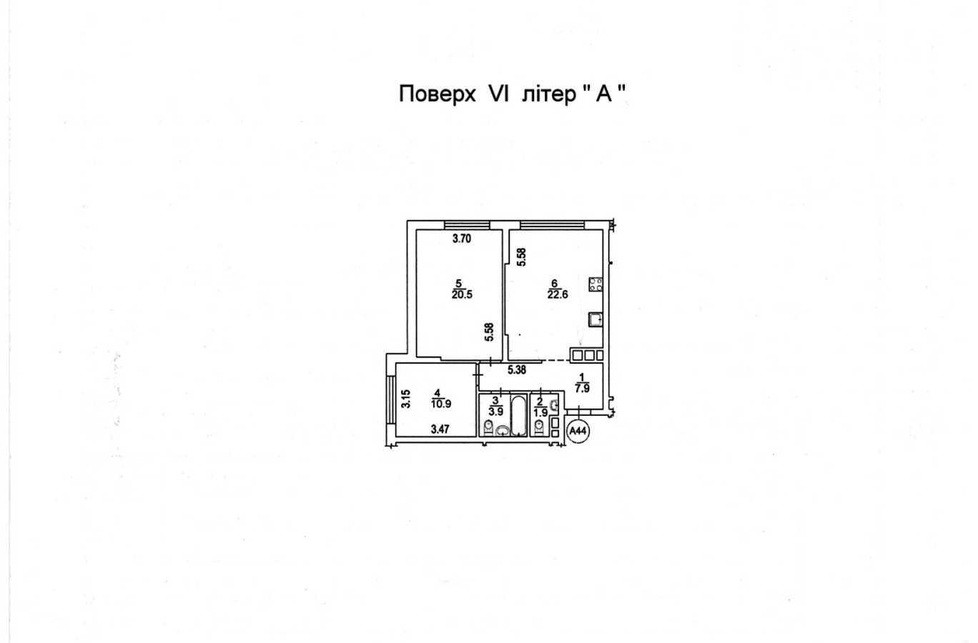 Продаж 2-кімнатної квартири 68 м², Євгена Сверстюка вул., 6Г