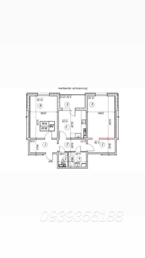 Продажа 2-комнатной квартиры 72 м², Николая Кибальчича ул., Хвильового, 3