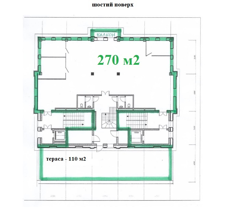 Аренда офиса 420 м², Петра Сагайдачного ул.