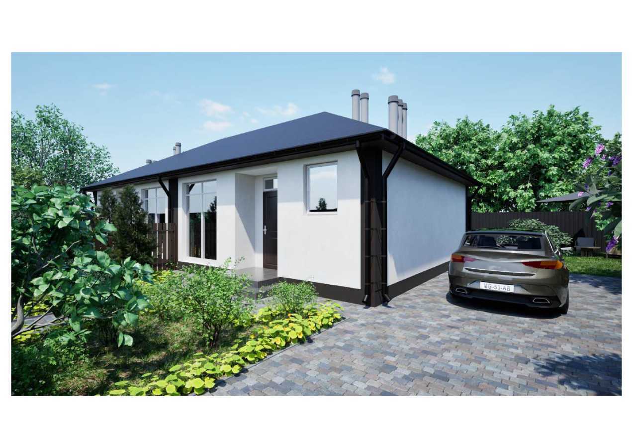 Продажа коттеджа 48.7 м², Полтавська