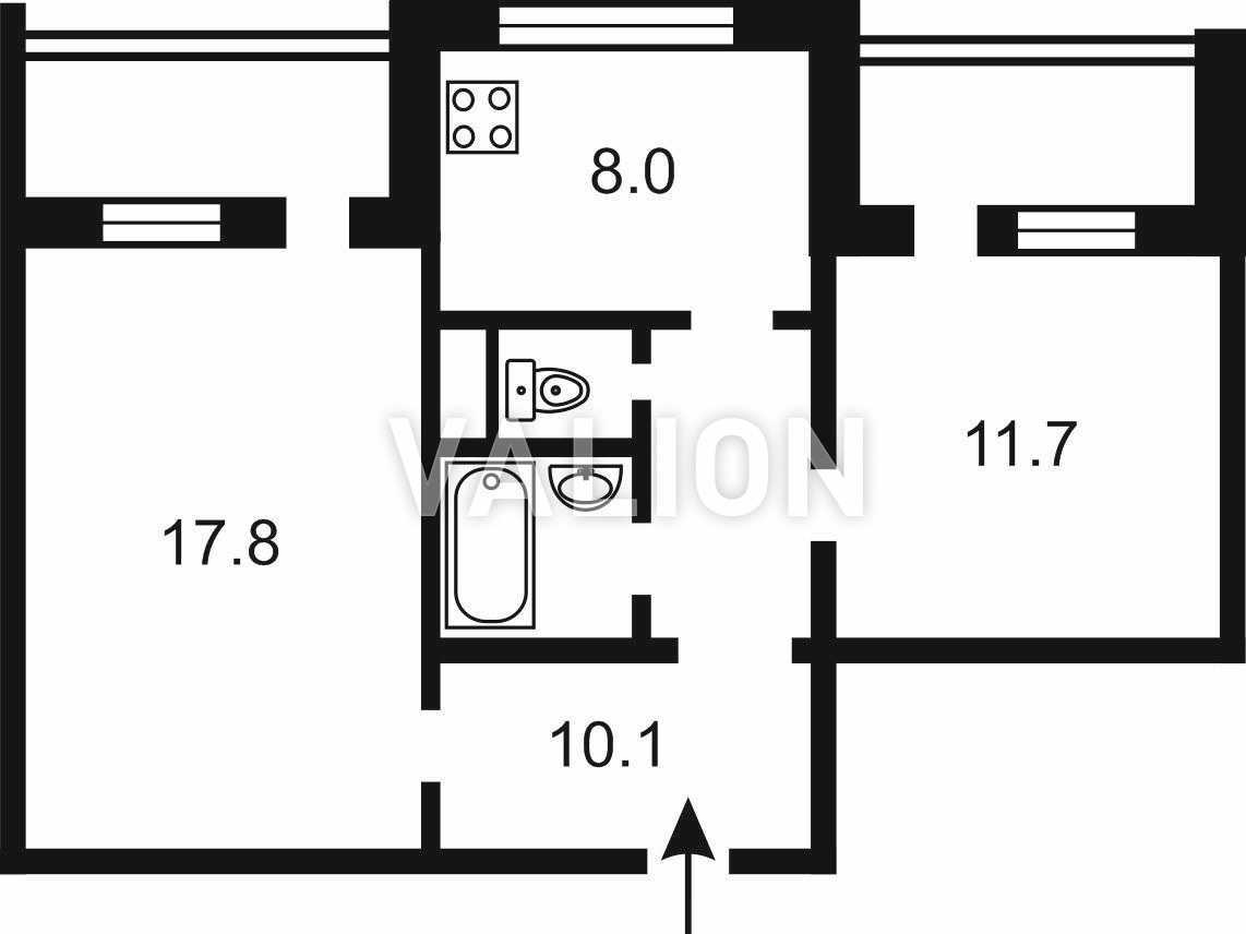 Продаж 2-кімнатної квартири 61 м², Ревуцького вул., 7А