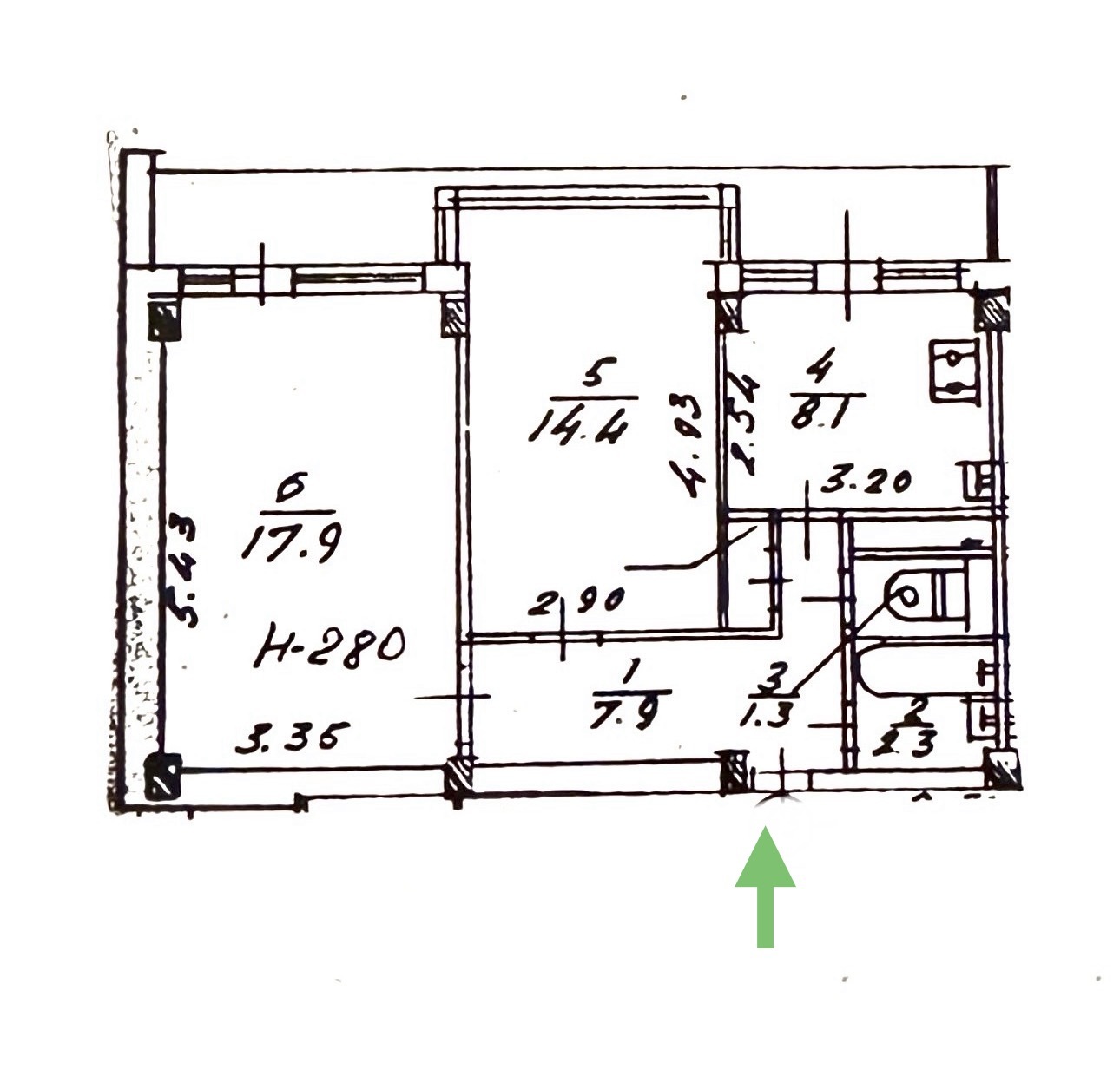 Продажа 2-комнатной квартиры 55 м², Большая Васильковская ул., 51