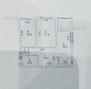 Продажа 2-комнатной квартиры 87.9 м², Валерия Лобановского просп., 4Г