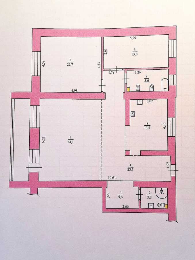 Продаж 3-кімнатної квартири 126.3 м², Незалежності бул., 17