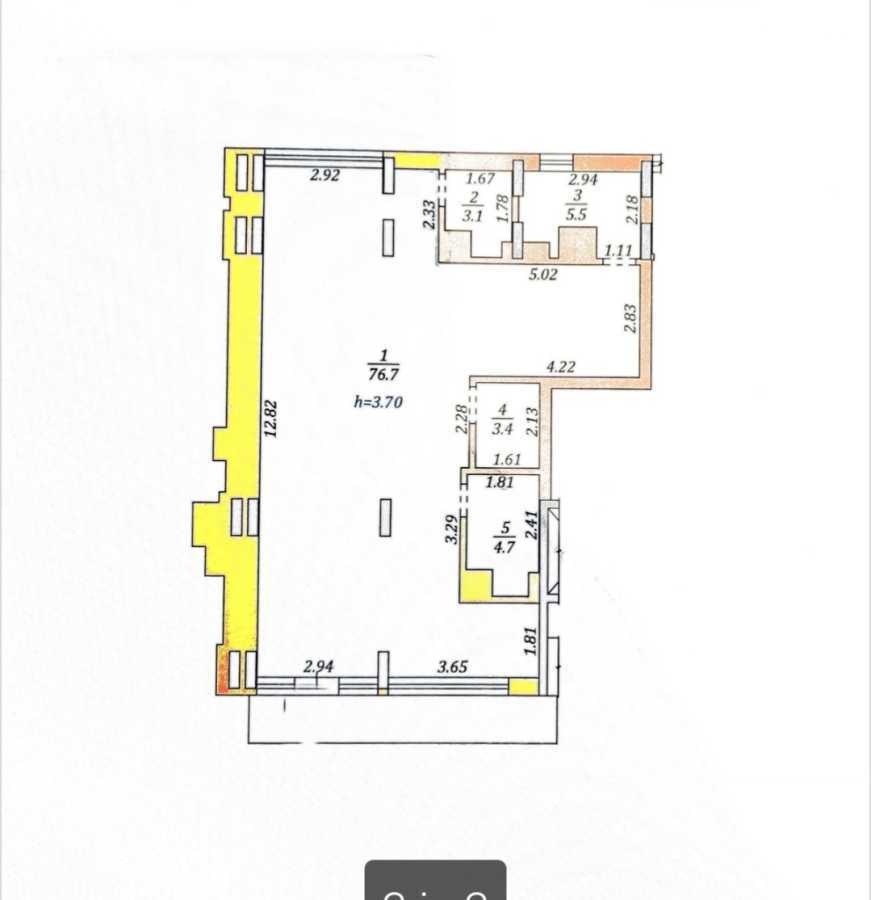 Аренда помещения свободного назначения 93.4 м², Николая Пимоненко ул.