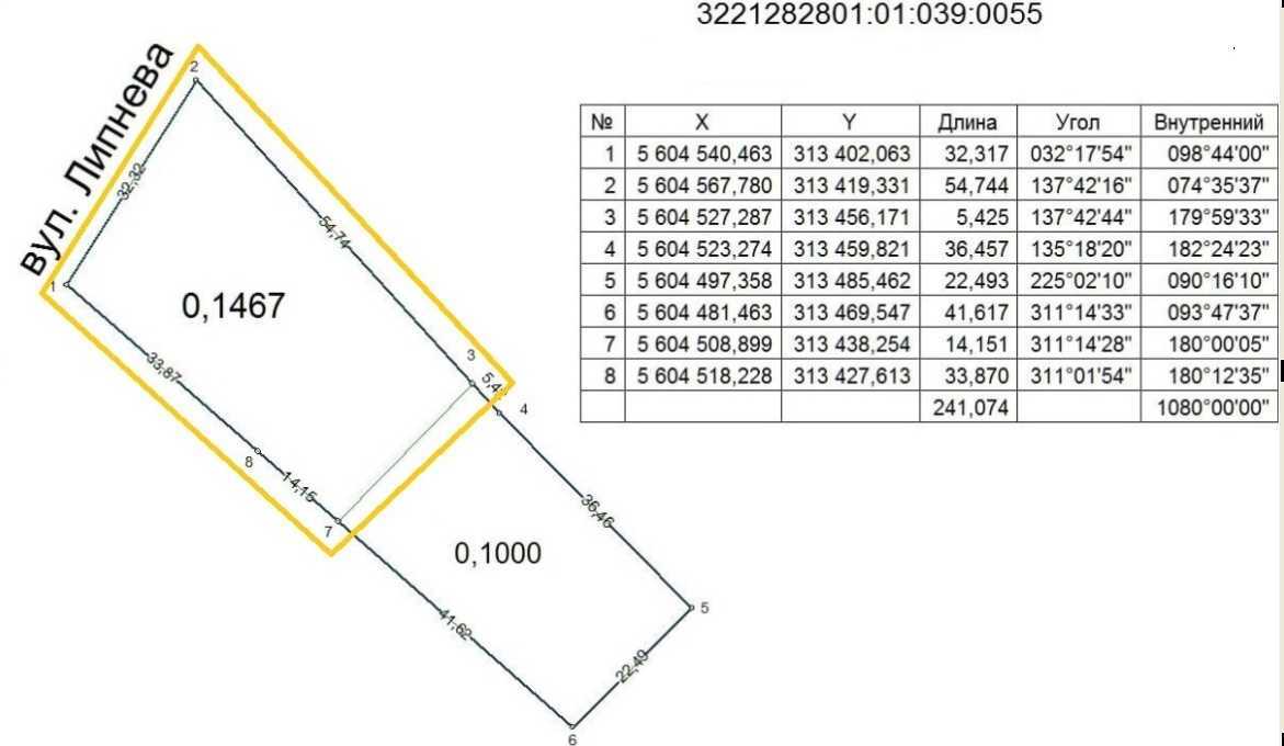 Продаж ділянки під індивідуальне житлове будівництво 15 соток, Липнева вул.
