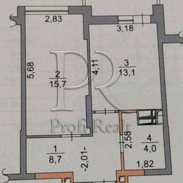 Продаж 1-кімнатної квартири 43 м², Яна Райніса вул., Підмогильного вулиця, 5